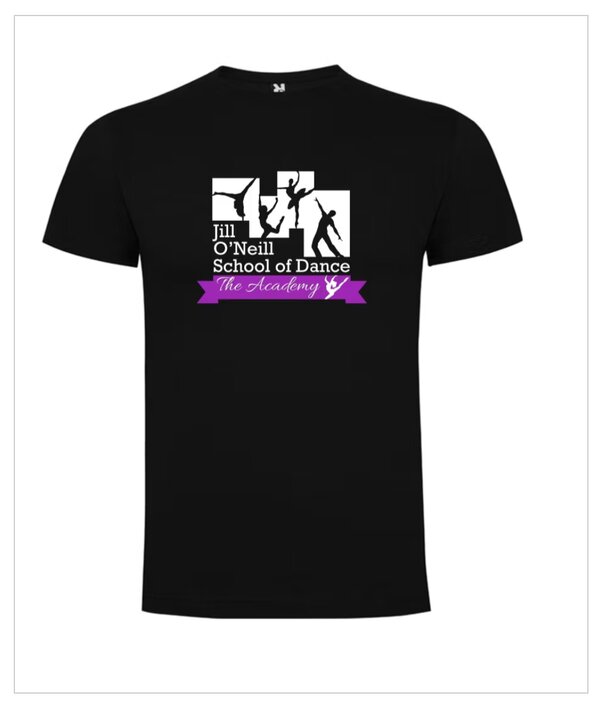 Black Jill O'Neill School of Dance Academy T-Shirt